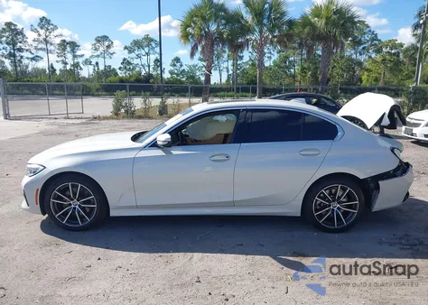 2021 BMW 330I z USA, uszkodzony, nr VIN 3MW5R1J0XM8B53302